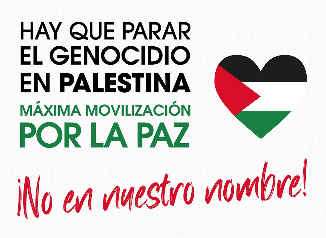 IU Verdes Equo presenta una moción de Apoyo y solidaridad con el Pueblo Palestino